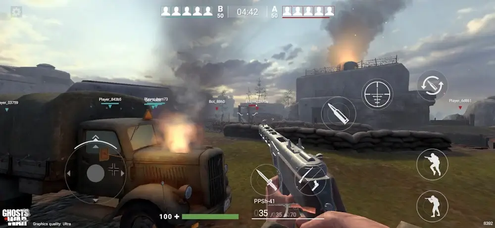 Ghosts of War: WW2 Shooting games mod apk