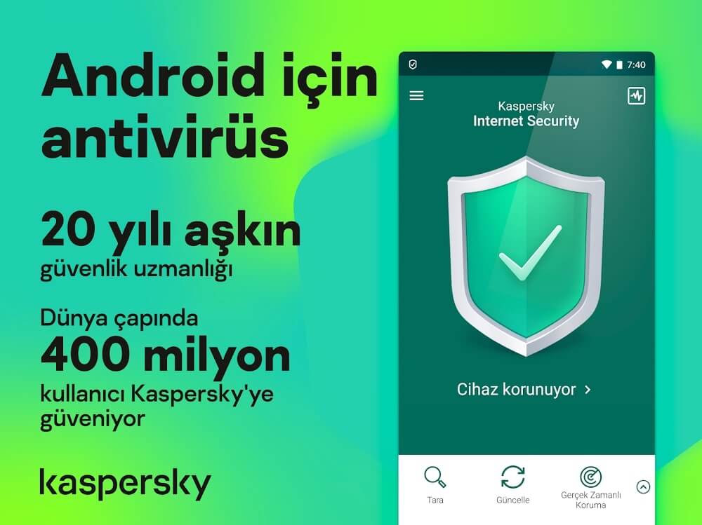 Kaspersky Mobile Antivirus hile apk