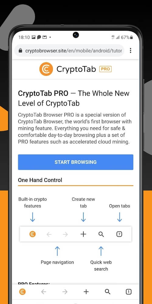CryptoTab Browser Pro mod apk