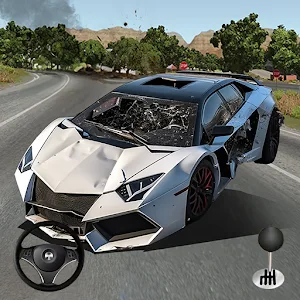 Android için Mega Car Crash Simulator v1.36 MOD APK - PARA HİLELİ