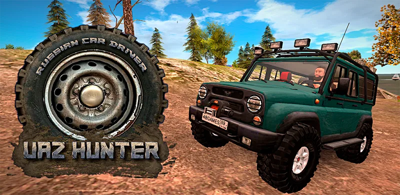 Russian Car Driver Uaz Hunter